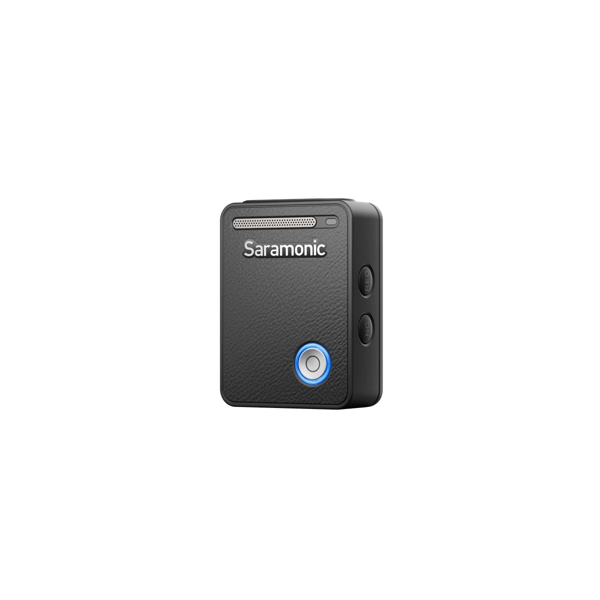 Ultra 03: transmisor negro, vista frontal y controles laterales