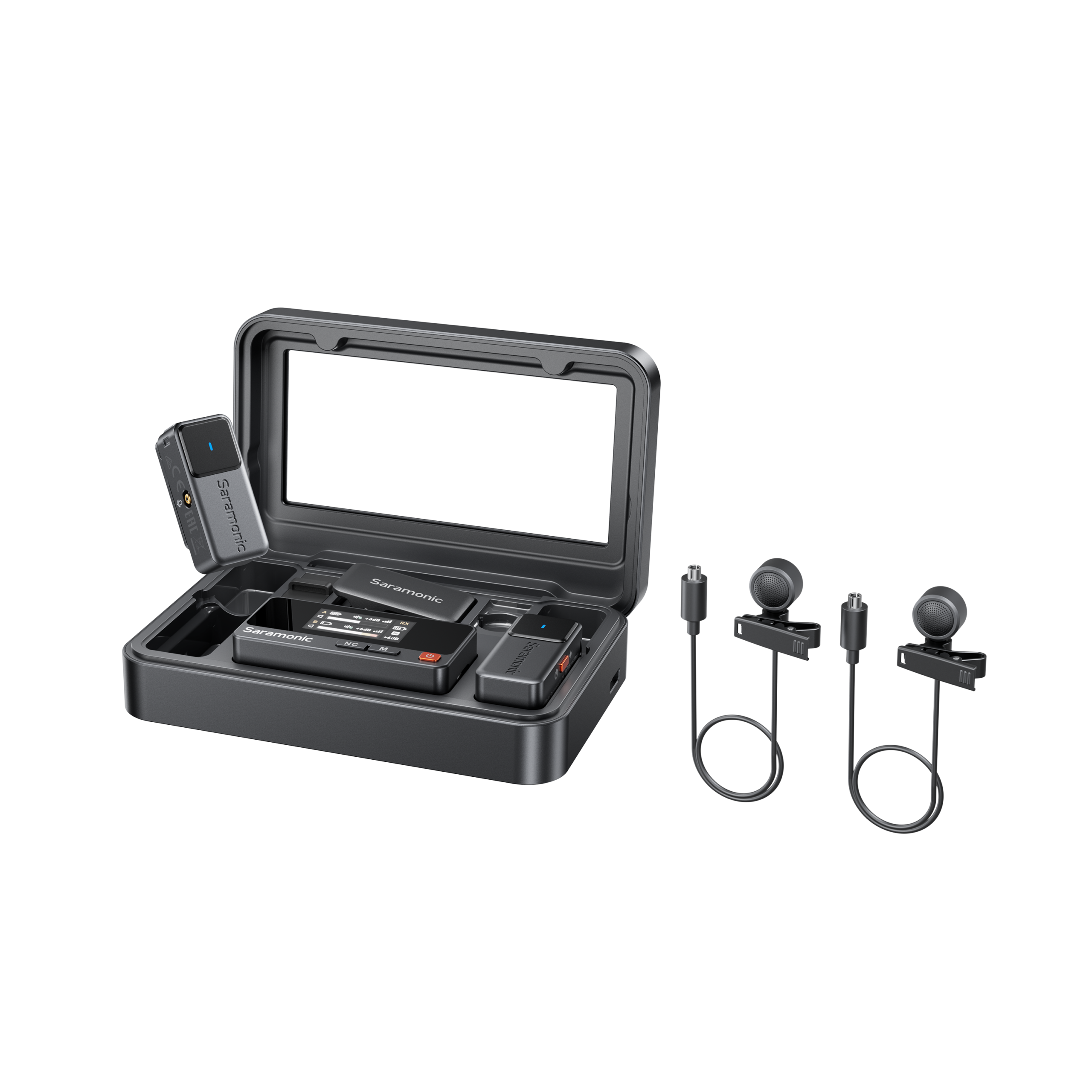Kit Saramonic Air con accesorios y micrófonos lavalier