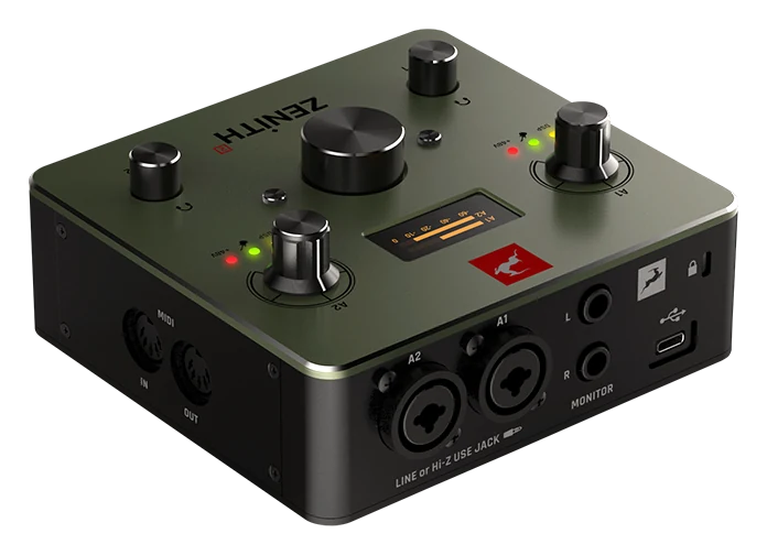 Zenith 2, conexiones traseras en perspectiva