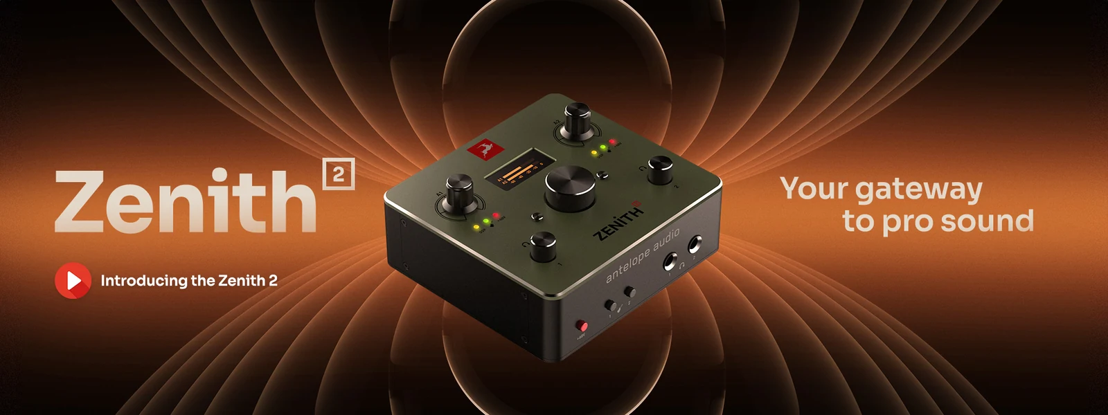 Antelope Zenith 2 Interfaz de Audio — imagen oficial de presentación